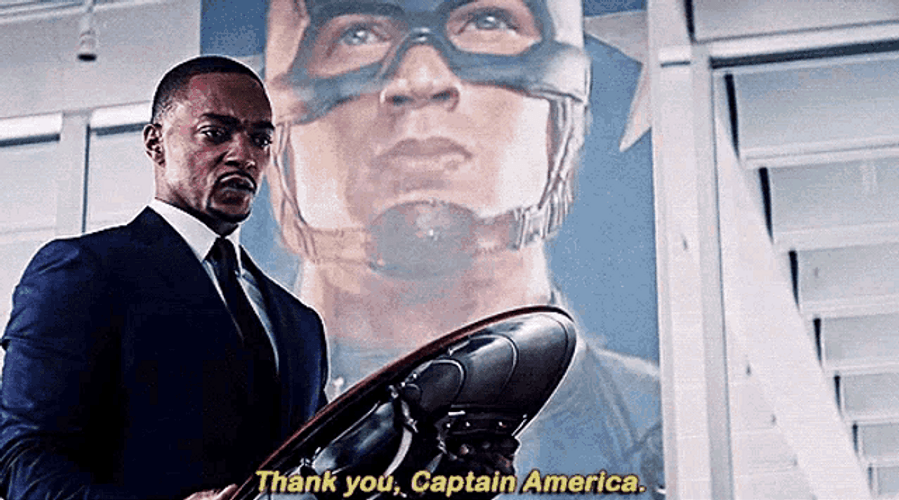 Thank You Captain America GIF