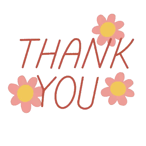 Thank You Card with Flowers