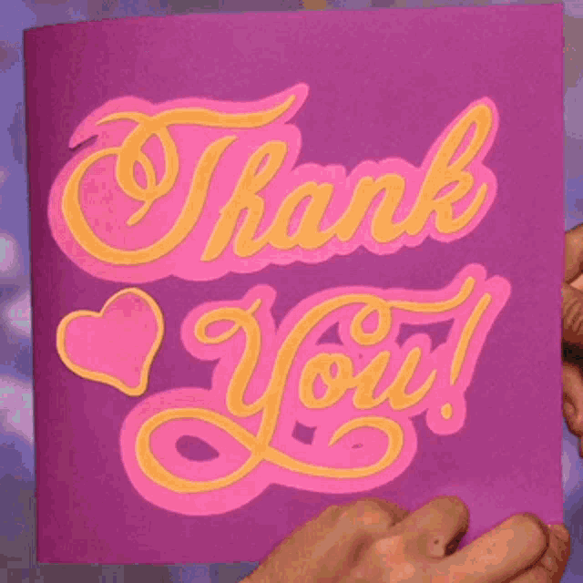Thank You Cat Lovely Greeting Card GIF