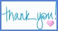 Thank You Clipart Floating Hearts GIF