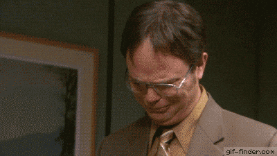 Thank You Crying Goodbye Dwight Schrute GIF