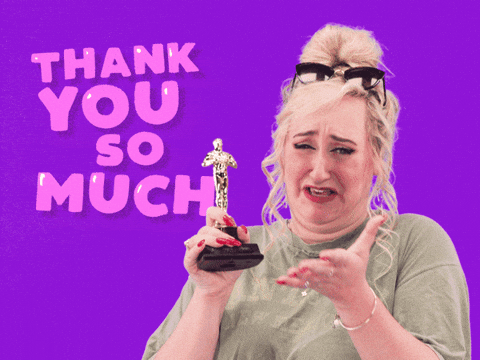 Thank You Crying Trophy Brittany Broski GIF