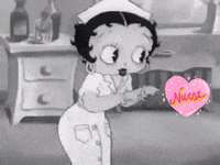 Thank You Cute Classic Betty Boop GIF
