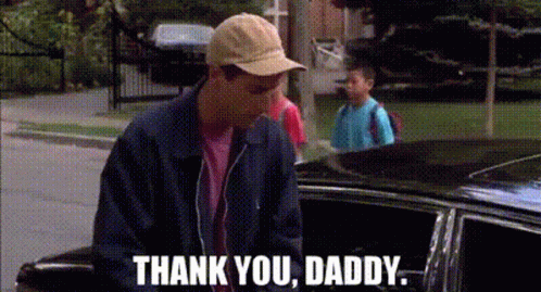 Thank You Dad Adam Sandler GIF