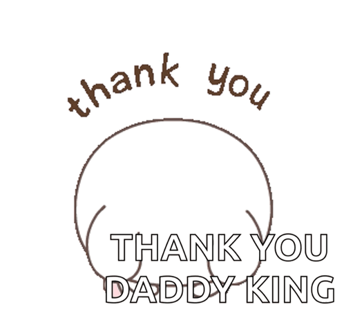 Thank You Daddy King Smiley Face