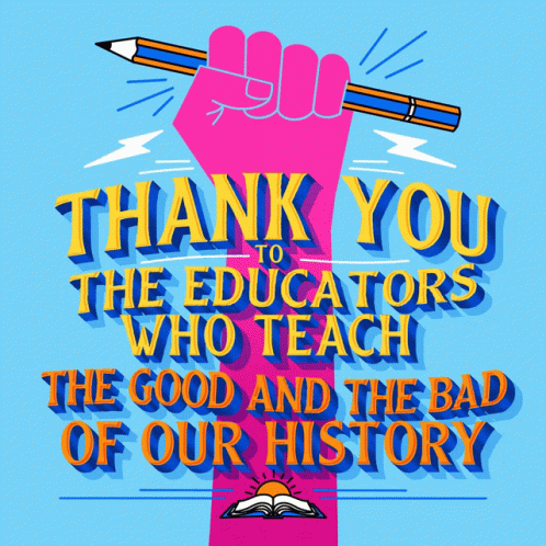 Thank You Educators Poster GIF