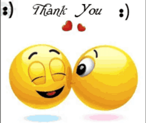 animated smiley faces saying thank you