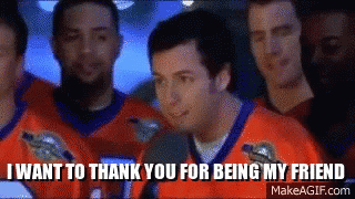 Thank You For Being A Friend 320 X 180 Gif GIF