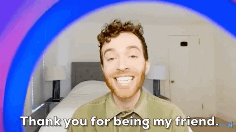 Thank You For Being A Friend Josh Helfgott Says GIF