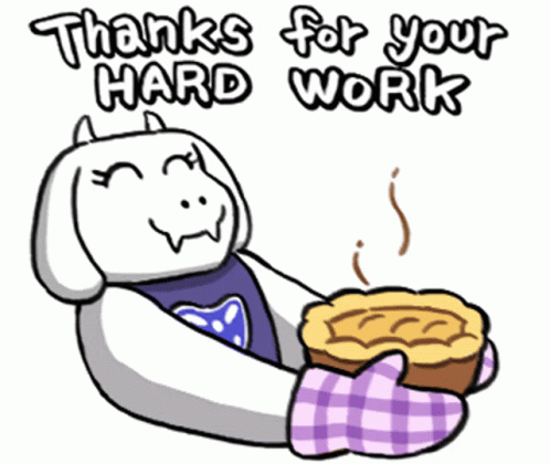 Thank You For Being So Hardworking GIF