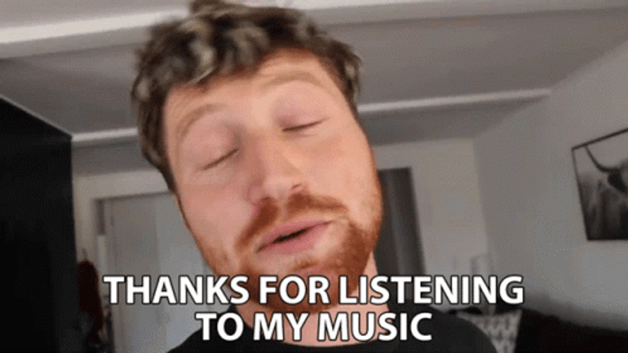 Thank You For Listening To My Music Scotty Sire GIF