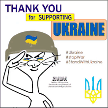 Thank You For Supporting Ukraine GIF