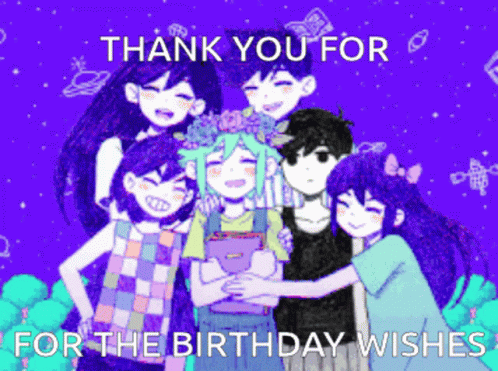 Thank You For The Birthday Wishes Family Hugging GIF