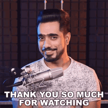 Thank You For Watching Unmesh Dinda Guy GIF