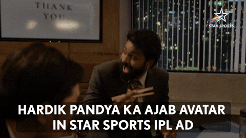 Thank You For Your Good Office Hardik Pandya GIF