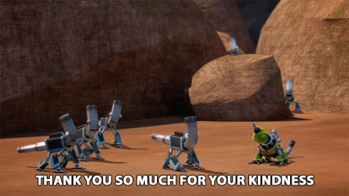Thank You For Your Kindness Dinotrux Ottos GIF