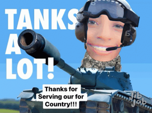 Thank You For Your Service Army Salute GIF