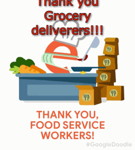 Thank You For Your Service Food Service Work GIF