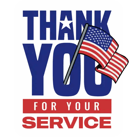 Thank You For Your Service Logo