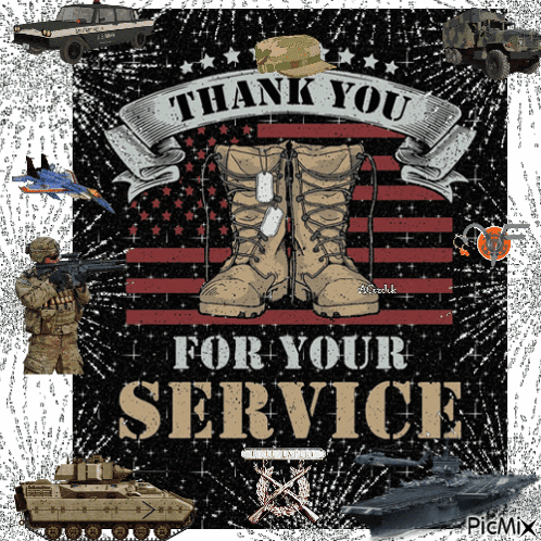 Thank You For Your Service Poster