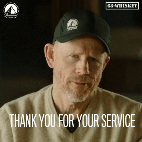 Thank You For Your Service Ron Howard GIF