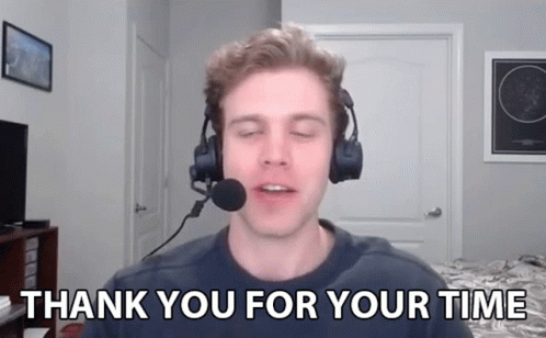 Thank You For Your Time For This Meeting GIF