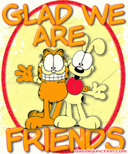 Thank You Friend Glad We Are Friends GIF
