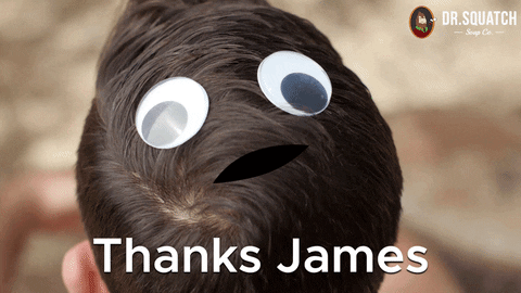 Thank You Funny Dr. Squatch Talking Hair GIF