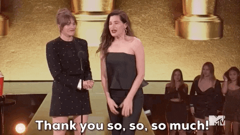 Thank You Funny Kathryn Hahn Award GIF