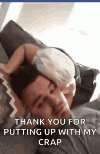 Thank You Funny Putting Up With Crap GIF