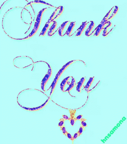 Thank You Glitter For Your Greetings GIF