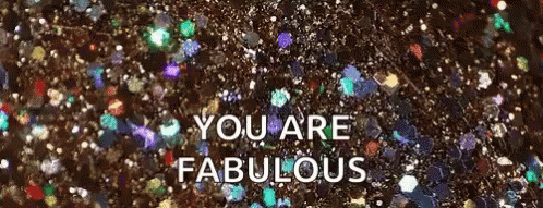 Thank You Glitter You Are Fabulous GIF