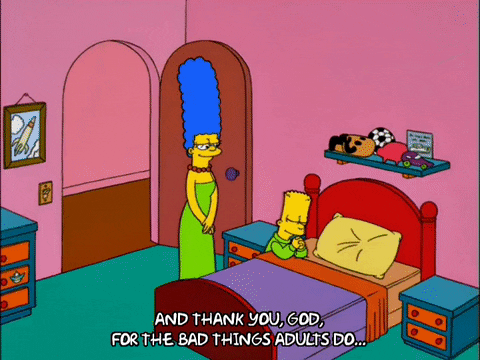 Thank You God Bad Things Adults Do GIF
