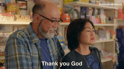 Thank You God Couple Praying GIF
