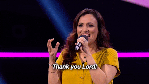 Thank You God Girl Raising Hands GIF