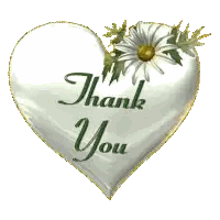 Thank You Heart with Flower