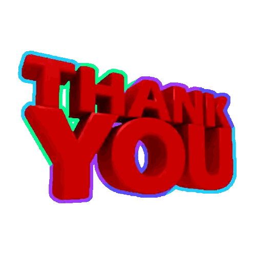 Thank You in Red Letters