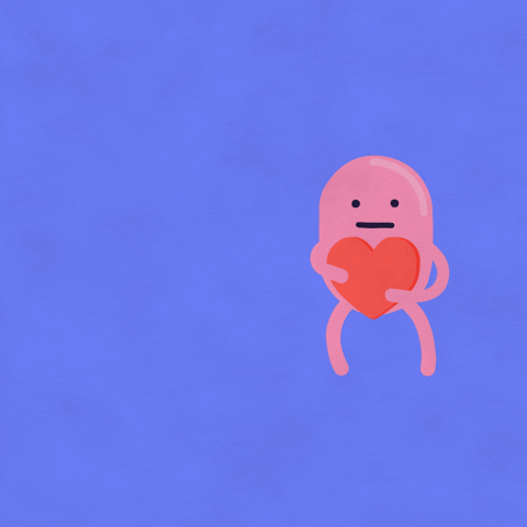 Thank You Meme Heart Cartoon GIF