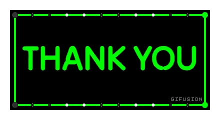 Thank You Neon Sign