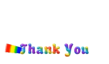 Thank You Rainbow Gif GIF