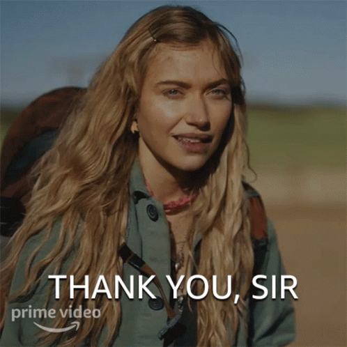 Thank You Sir Imogen Poots GIF
