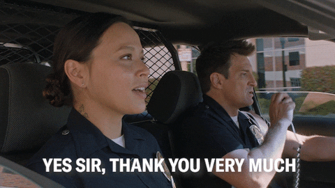 Thank You Sir Nathan Fillion The Rookie GIF