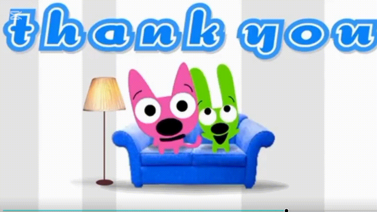 Thank You Sitting with Hoops and Yoyo
