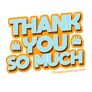 Thank You So Much Sticker