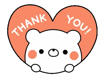 Thank You Teddy Bear and Heart