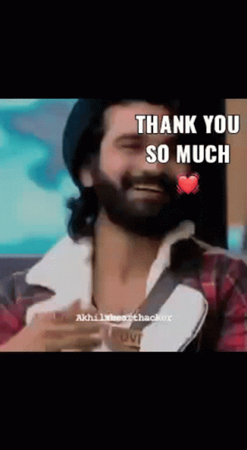 Thank You Thank You Akhilsarthak Indian Actor GIF