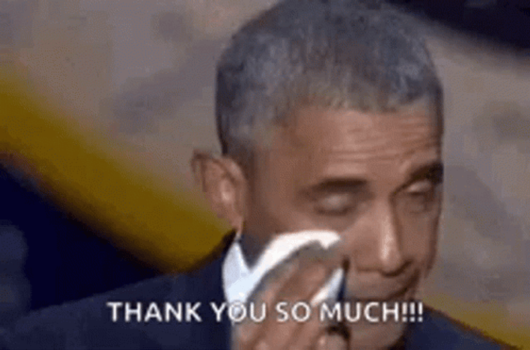 Thank You Thank You Barrack Obama GIF