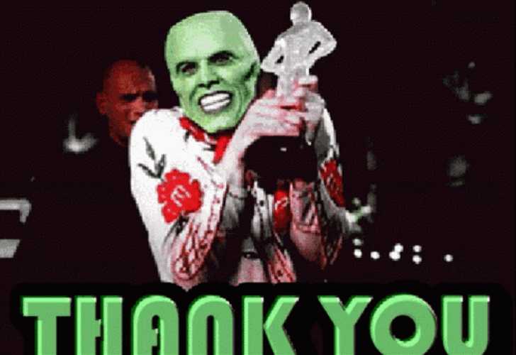 Thank You Thank You Jim Carrey The Mask GIF