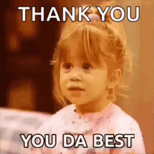 Thank You Thank You Michelle Tanner GIF
