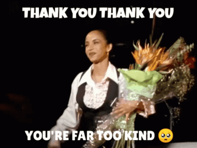 Thank You Thank You Sade Waving GIF